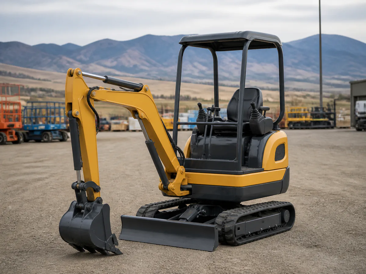 Representative image of a 2,300 lb class mini excavator