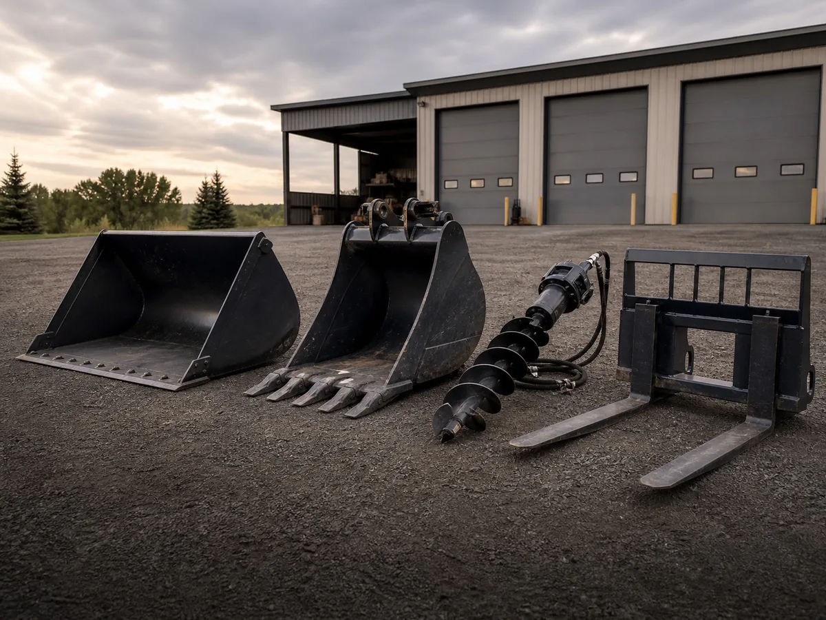 Representative equipment attachments category visual