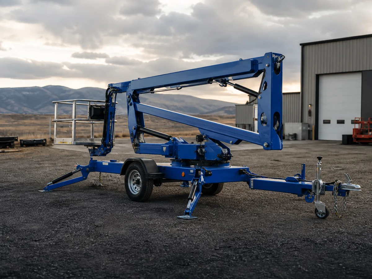 Representative towable boom lift category visual
